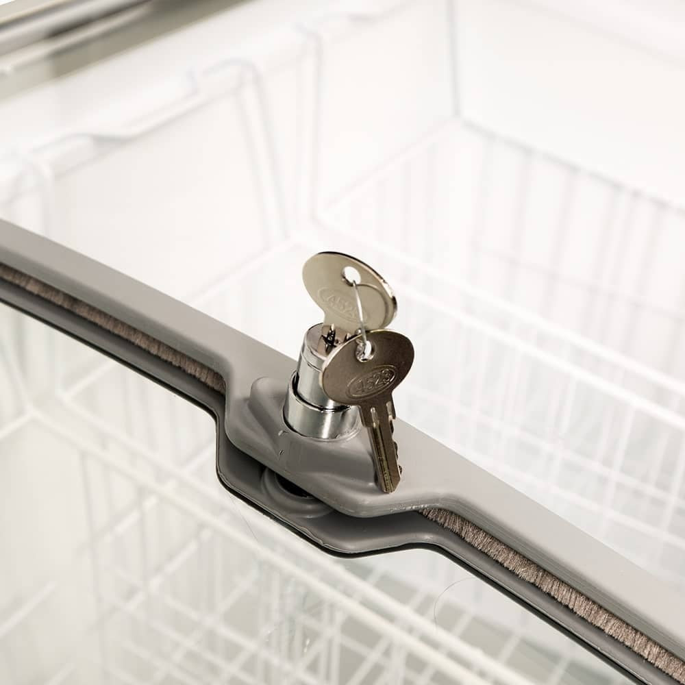 Bromic CF0400ATCG Glass Angled Top Chest Freezer - 352 Litre Mattys