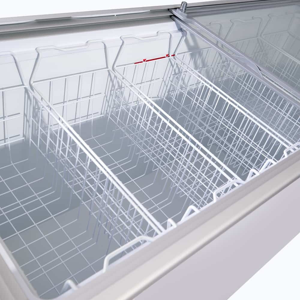 Bromic CF0500FTFG Glass Flat Top Chest Freezer - 491 Litre Mattys