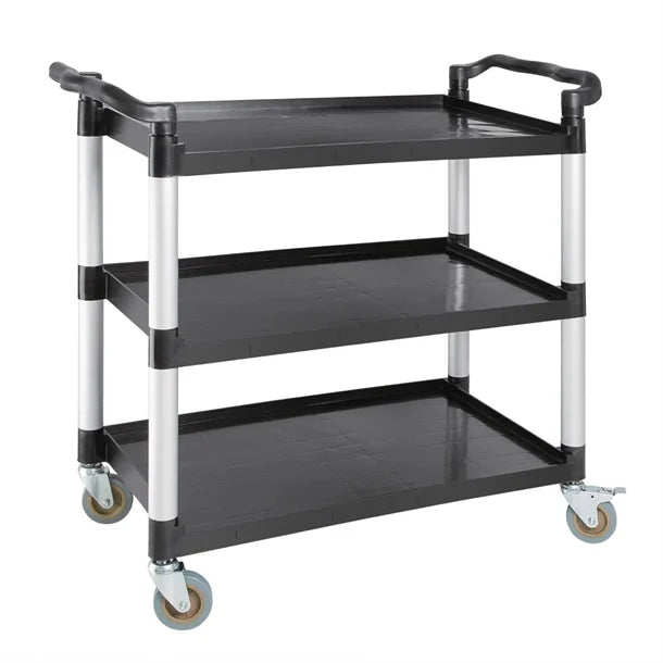 Stainless Steel & Shelving Vogue Polypropylene Mobile Trolley Large - CF102 Vogue
