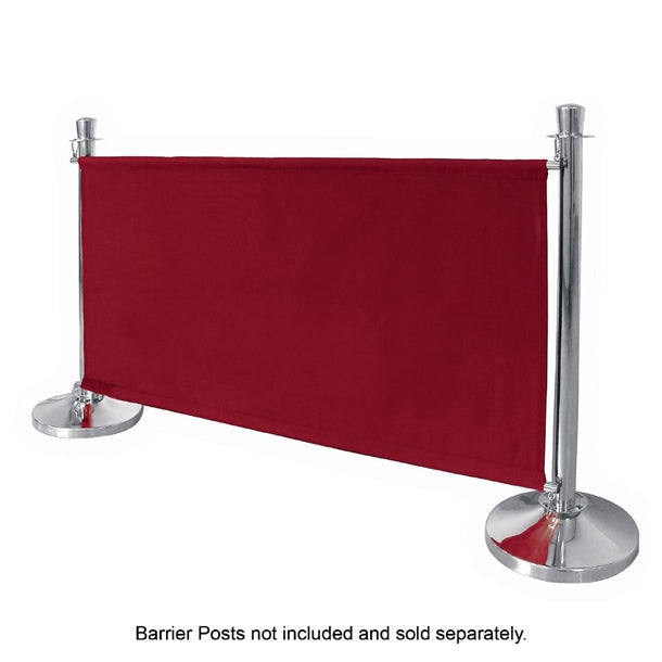 Shelving Bolero Red Canvas Barrier - CF138 Bolero