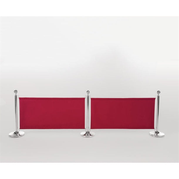 Shelving Bolero Red Canvas Barrier - CF138 Bolero