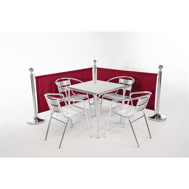 Shelving Bolero Red Canvas Barrier - CF138 Bolero