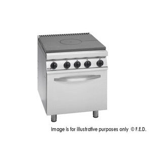 Fagor 700 series natural gas cast iron solid top with gas oven CG7-11 Mattys