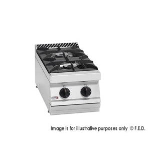 F.E.D. Fagor 700 series natural gas 2 burner boiling top with cast CG7-20H Mattys