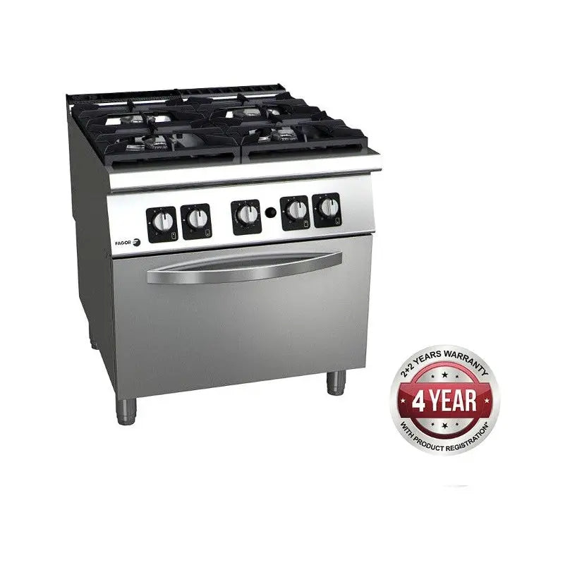 Cook Tops F.E.D. Fagor 900 Series Gas 4 Burner with Gas Oven - C-G941H Mattys