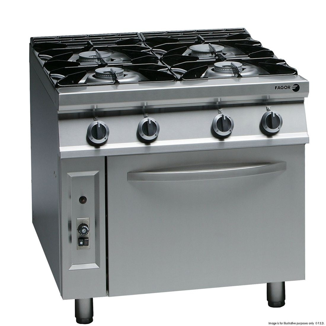 Cook Tops F.E.D. Fagor 900 series natural gas 4 burner - CG9-41H Mattys