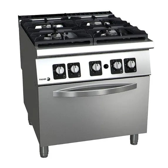 Cook Tops Fagor Kore 900 Series Natural Gas 4 Burner with Gas Oven - C-G941 Mattys