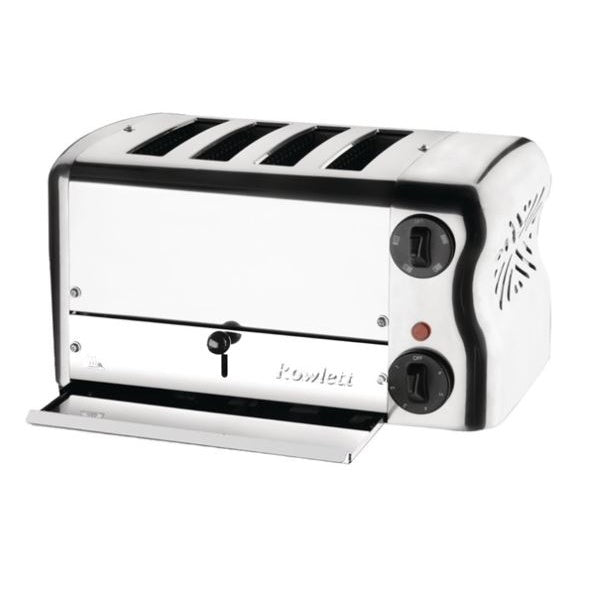 Benchtop Rowlett Esprit 4 Slot Toaster Chrome with Elements & Sandwich Cage - CH181-A Mattys