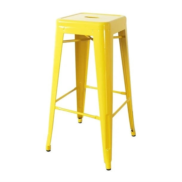 Bolero Bistro Yellow Steel High Stool (Pack 4) CH999 Mattys