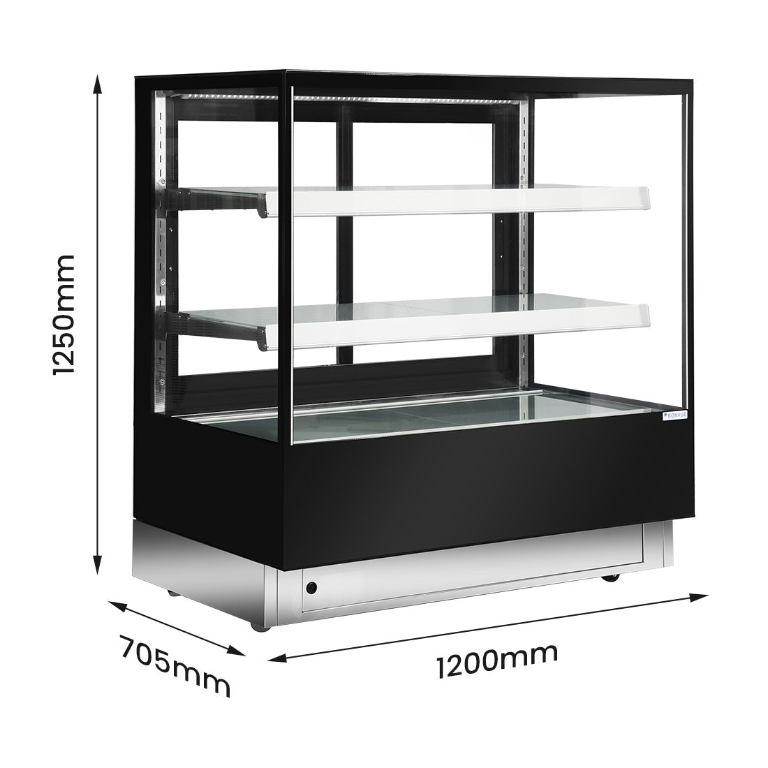 Bonvue Elite Cold Displays with 2 shelves - CL1200-2S Bonvue
