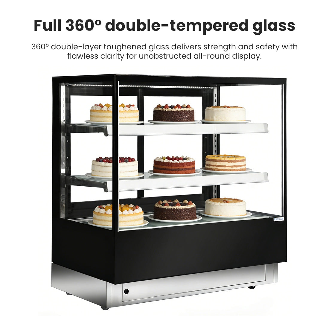Bonvue Elite Cold Displays with 2 shelves - CL1200-2S Bonvue