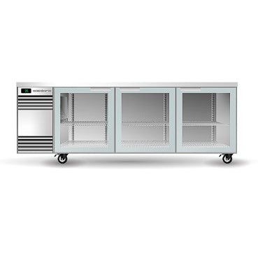 Skope BackBar N CL.3.GSW 3 Glass Swing Door CounterLine Fridge Mattys