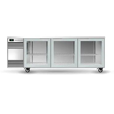 Skope BackBar N 3 Glass Swing Door CounterLine Fridge - CL.3.GSW Mattys