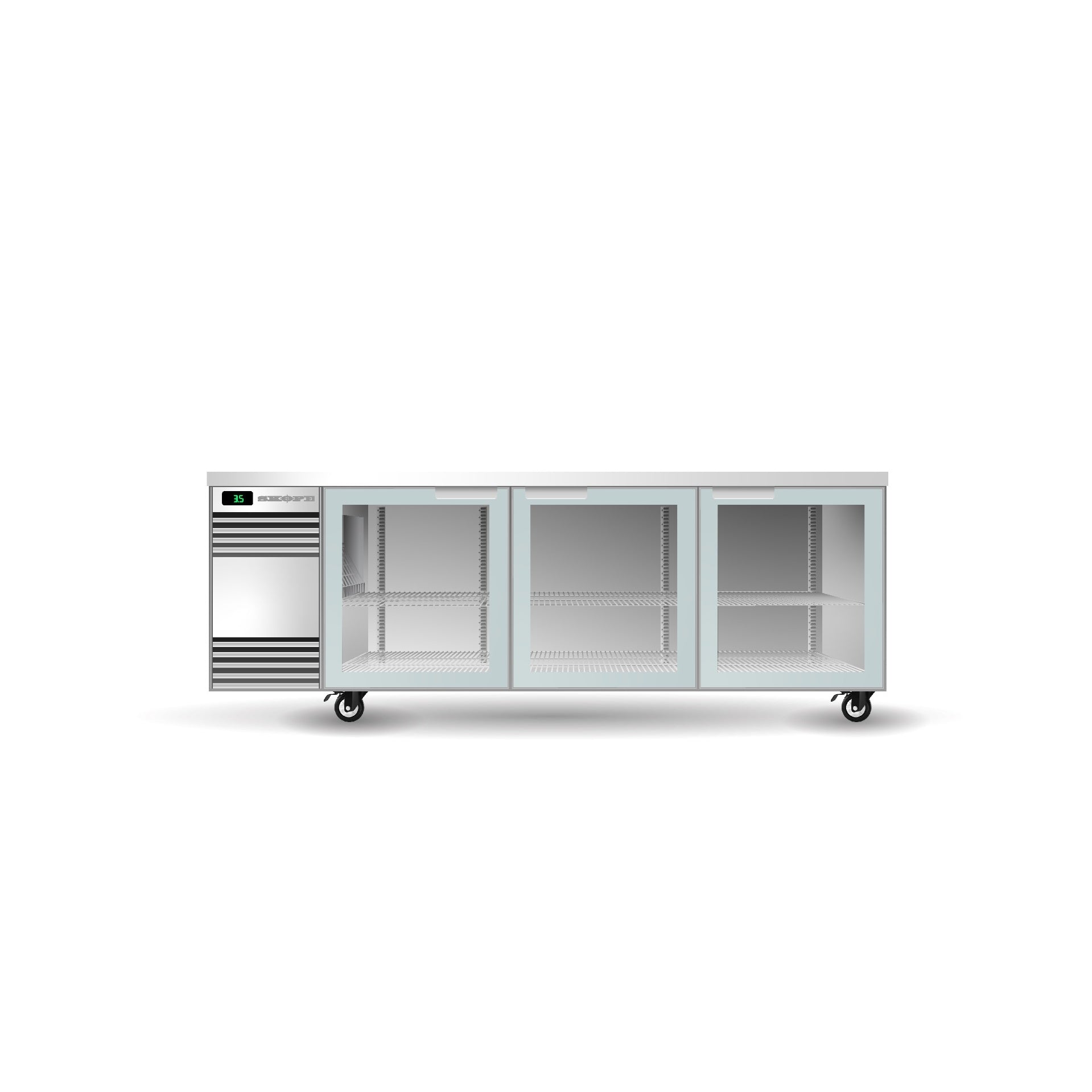 Skope CL.3.SSW Backbar N CounterLine 3 Solid Swing Doors Chiller Mattys
