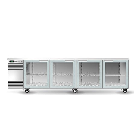 Skope BackBar N CL.4.GSW 4 Glass Swing Door CounterLine Fridge Mattys