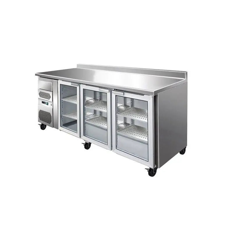 F.E.D. Temperate Thermaster TROPICALISED three door Bar Fridge - CM20G Mattys