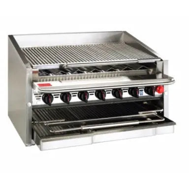 Houno Char Grills / Broilers 600 series Counter model Char Grill 13 burners - CM-660-SMB Mattys