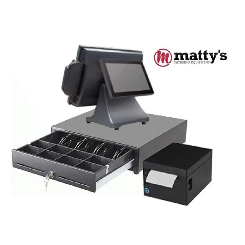 Flag J2 Aures Commercial POS System Touchscreen 15 Inch with customer display - COM-C04 - COMC04 Mattys