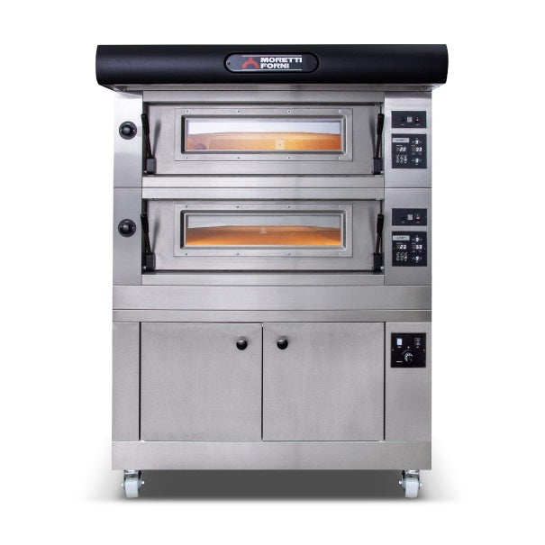 Moretti Forni COMP C/2/L Amalfi Double Deck Pizza Ovens on Prover Mattys