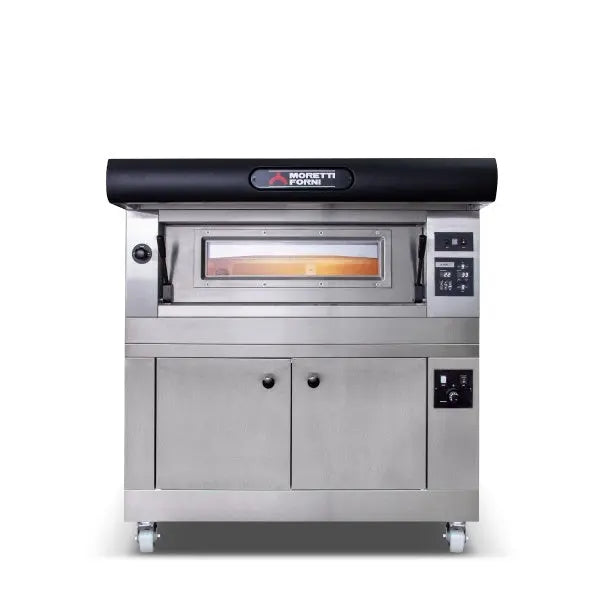 Moretti Forni COMP-D-1-L Amalfi Single Deck Pizza Ovens on Prover Mattys