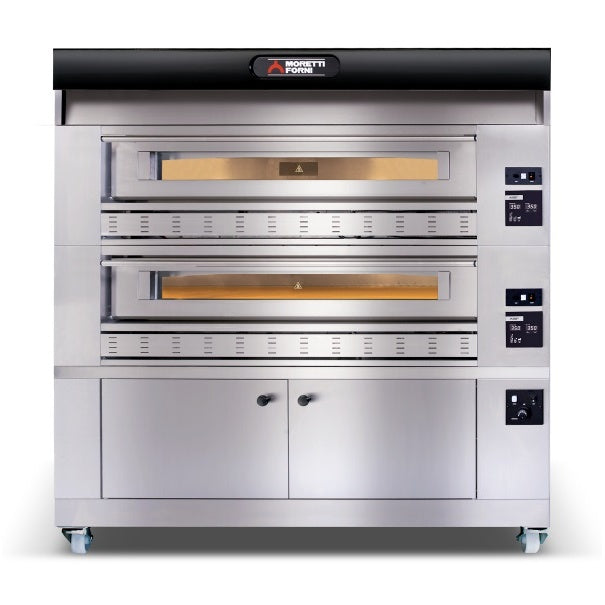 Moretti Forni COMP P150G A/2 Double Deck Gas Deck Oven on Prover Mattys