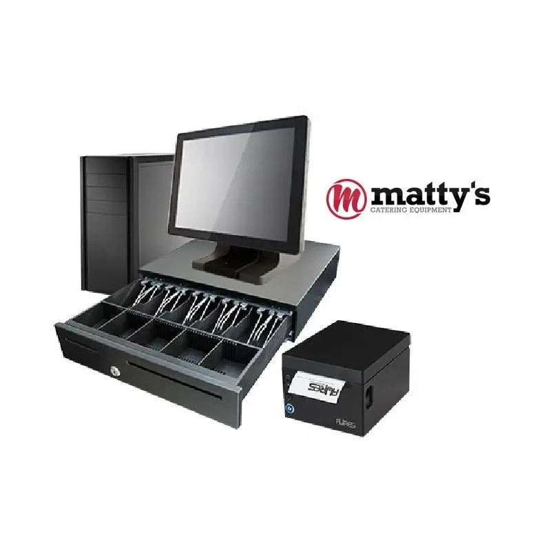 Flag Mantas Intel Dual Core Turnkey POS Split System 15 Inch Touchscreen and POS CPU Tower - COM-l01 Mattys