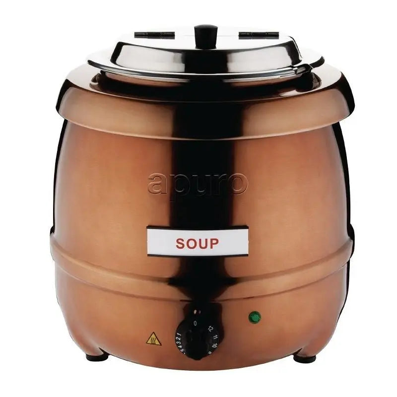 Benchtop Apuro Soup Kettle Copper Finish 10L - CP851-A Mattys