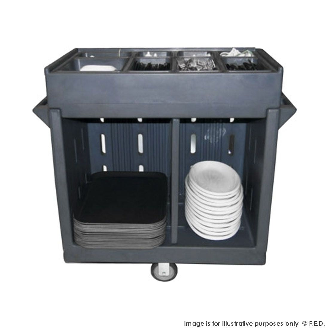 F.E.D. Food Tek CPWK300-20 Adjustable Dish Caddie Mattys