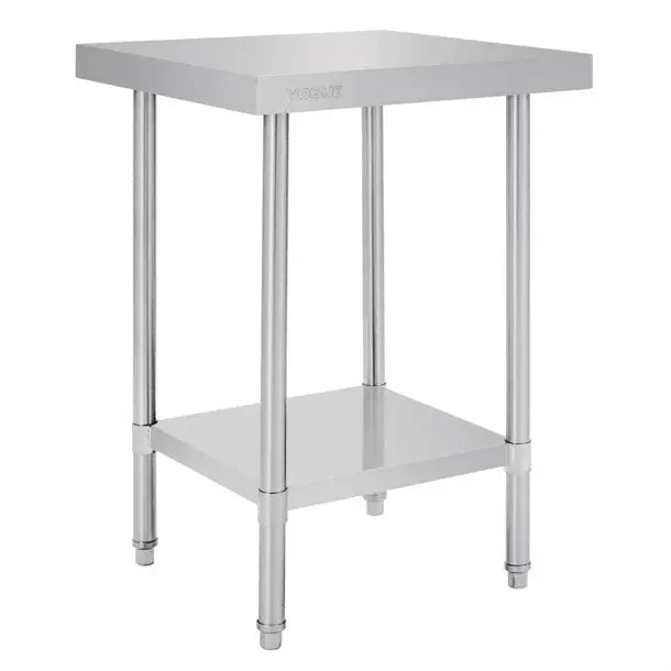 Benches Vogue Premium Stainless Steel Prep Table 600mm - CR164 Mattys