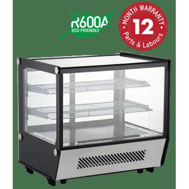Exquisite CTC120S Counter Top Square Cake Display Refrigerators Mattys