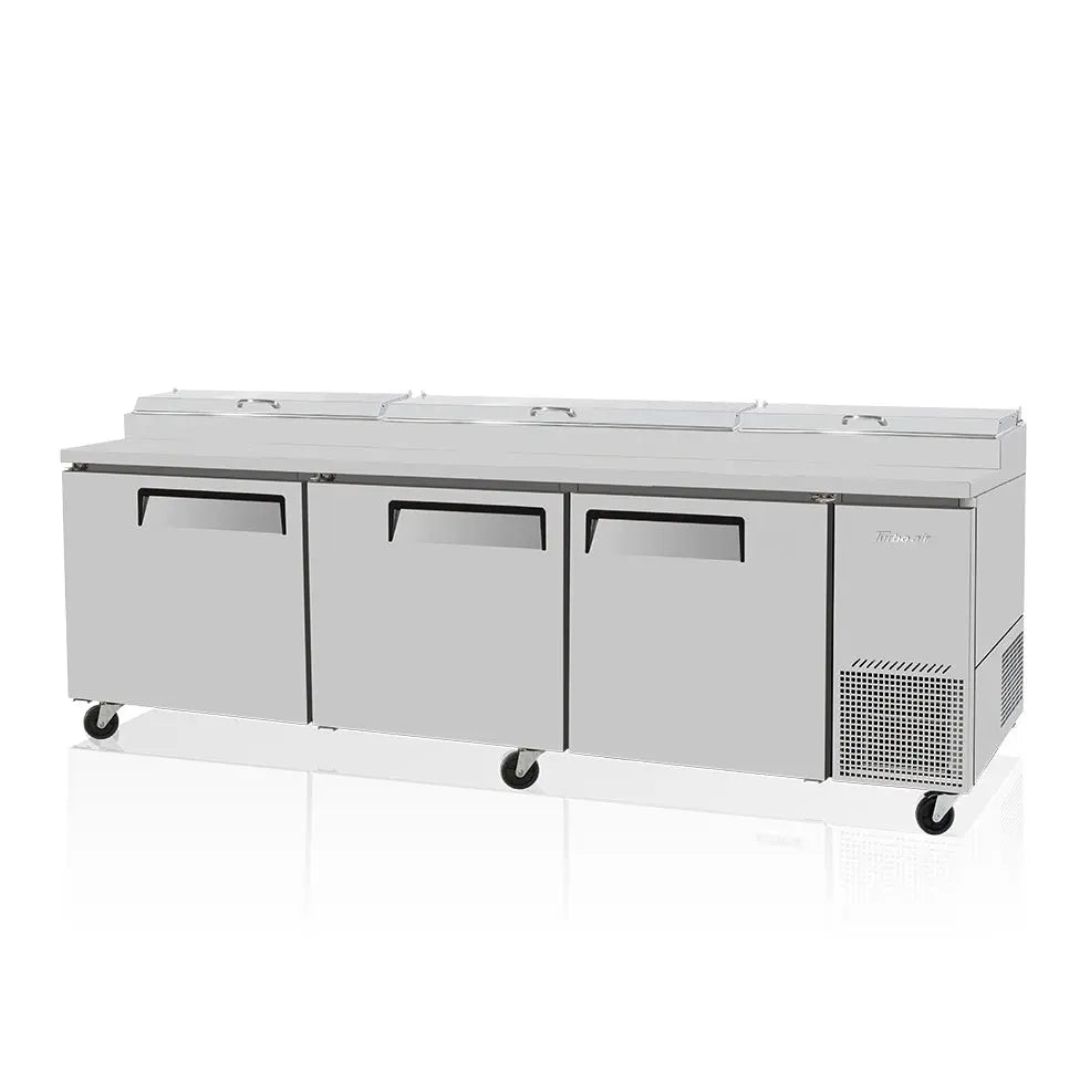 Turbo Air - 3 Door Pizza Prep Table Refrigerator - 878L - CTPR-93SD Mattys