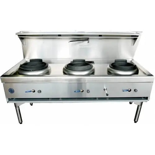 Goldstein Air Cooled Triple Gas Wok - CWA3 Mattys