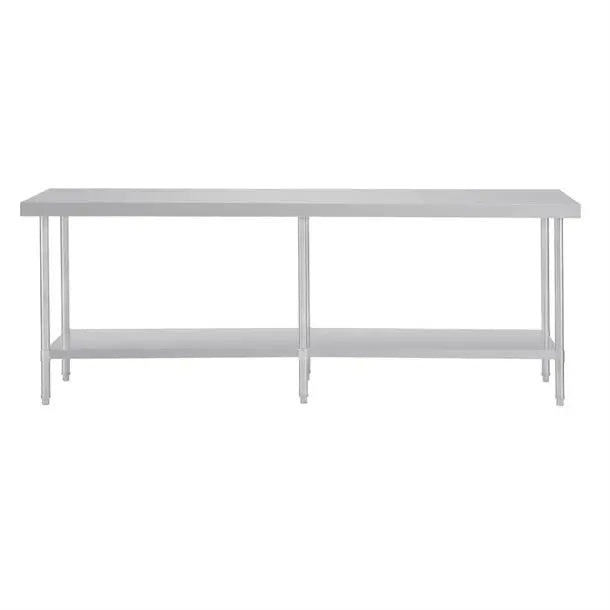 Benchtop Vogue Premium Stainless Steel Table 2400mm - DA333 Mattys