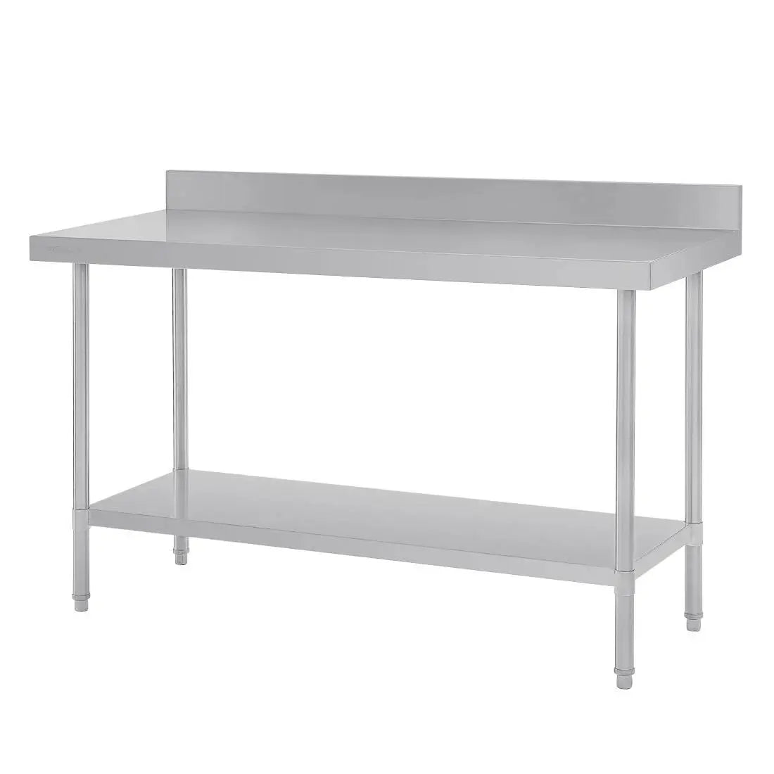 Benches Vogue Premium Stainless Steel Table with Splashback 1800mm - DA341 Mattys