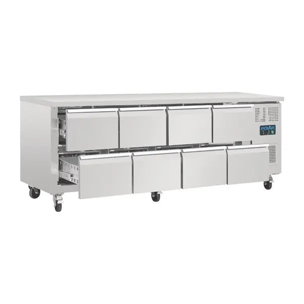 Polar U-Series Eight Drawer Gastronorm Counter Fridge DA549-A Mattys