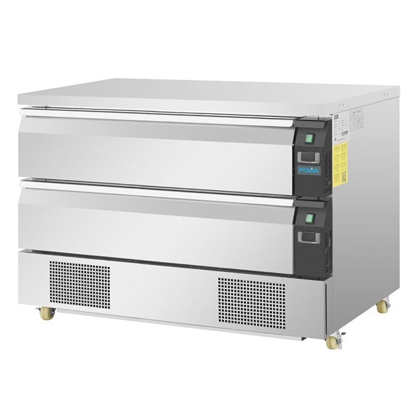 Polar U-Series 2 Drawer Counter Fridge Freezer 6xGN DA997-A Mattys