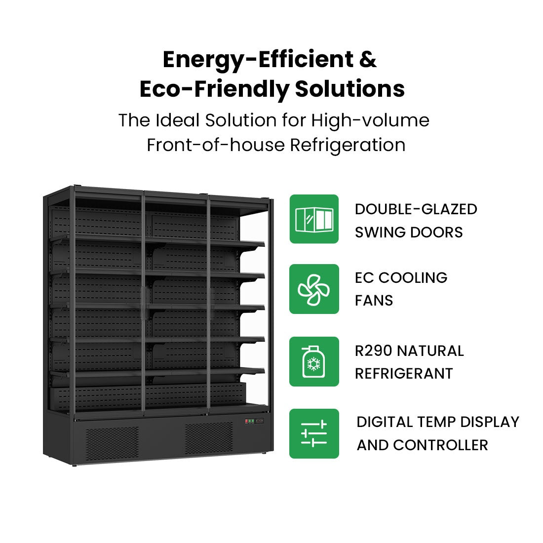Thermaster Supermarket Panorama 3 Door Chiller Display - DC-187B Thermaster