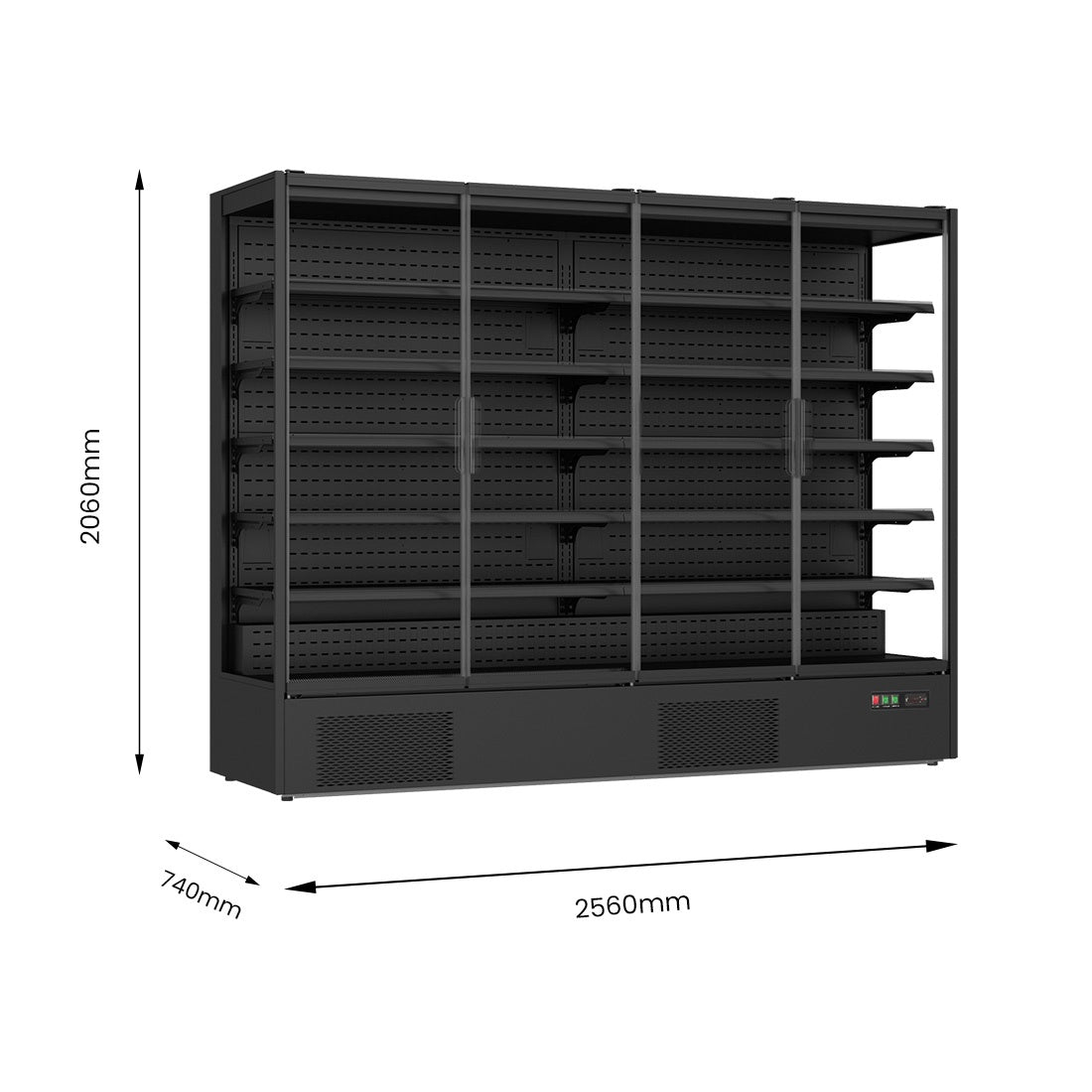 Thermaster Supermarket Panorama 4 Door Chiller Display - DC-250B Thermaster