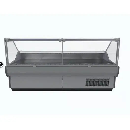 Bromic DD1250SG-NR - Square Glass Deli Display 1330mm Mattys