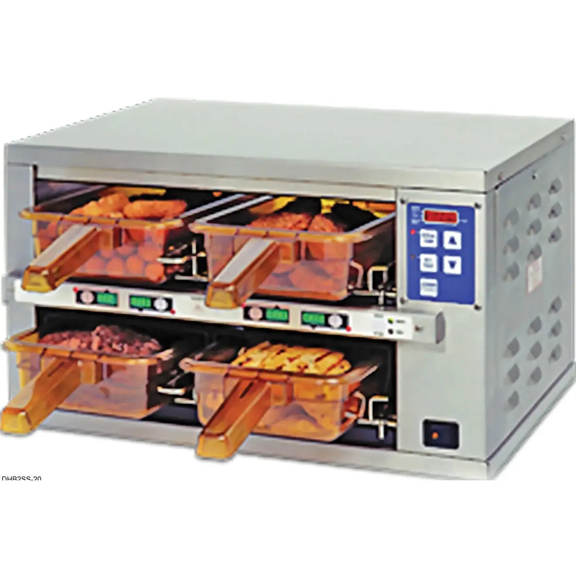 Prince Castle Dedicated Holding Bin Single Sided Moedel with 4 pans 500mm x 282mm x 358mm 10amp - DHB2SS-20 Mattys