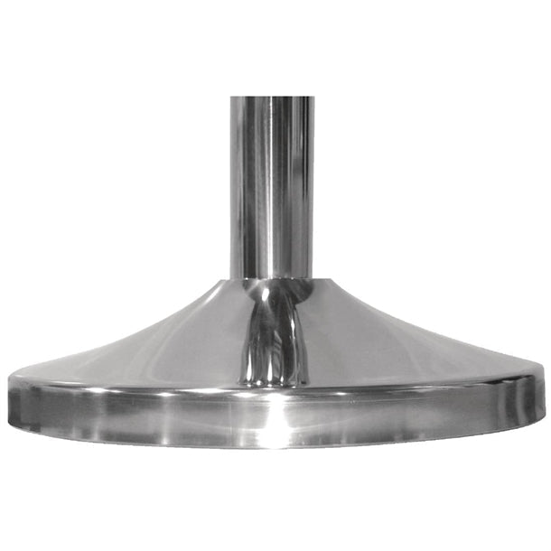Shelving Bolero Polished Finish Barrier Base (Part of S651 & S653) - DL468 Bolero