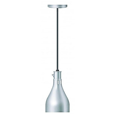 Hatco | DL-500-CL-CH/BK | Glossy Grey Finish Decorative Heat Lamp Mattys