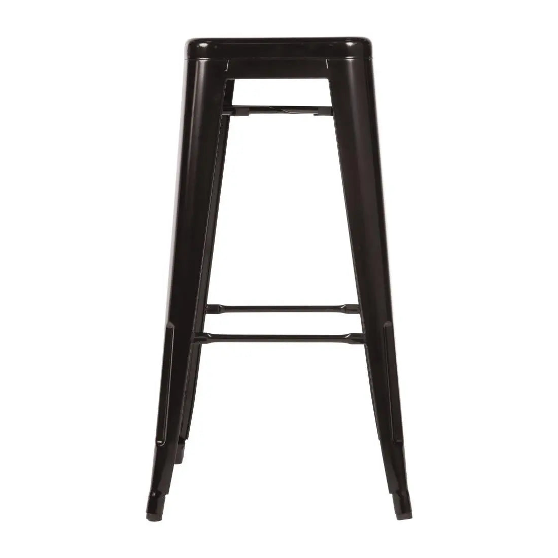 Bar Stools Bolero High Metal Bar Stools Black (Pack of 4) - DL881 Mattys