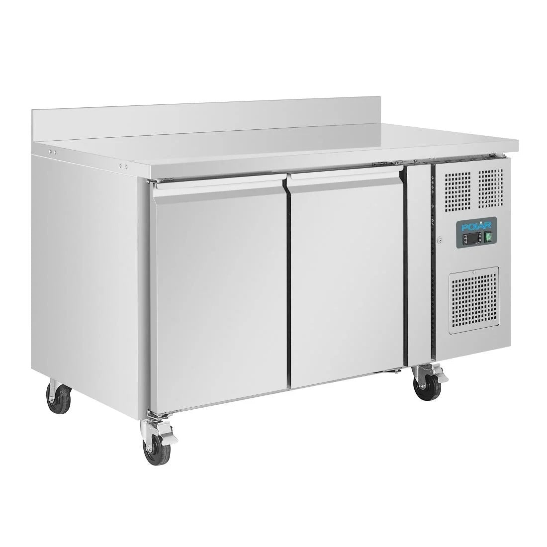 Polar U-Series 2 Door Counter Freezer with Upstand 282Ltr DL916-A Mattys
