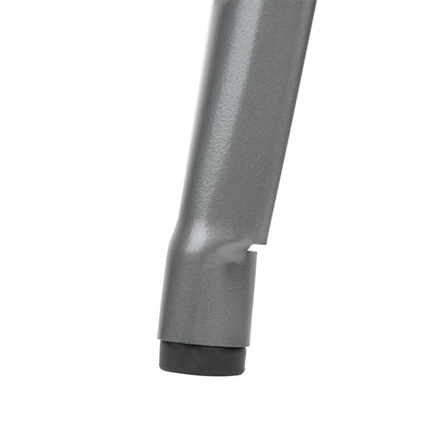 Dishwashing Bolero High Metal Bar Stools with Back Rests Gun Metal Grey (Pack of 4) - DM935 Bolero