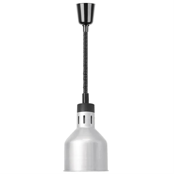 Benchtop Apuro Retractable Heat Shade Silver Finish - DR758-A Apuro
