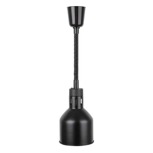 Benchtop Apuro Retractable Heat Lamp Matte Black Finish - DR759-A Apuro