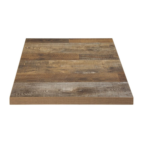 Benchtop Bolero Pre-Drilled Square Table Urban Dark 600mm - DR821 Bolero