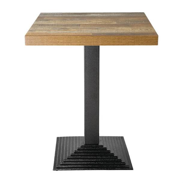 Benchtop Bolero Pre-Drilled Square Table Urban Dark 600mm - DR821 Bolero