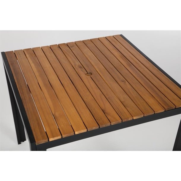 Benches Bolero Square Steel and Acacia Table 800mm - DS152 Bolero